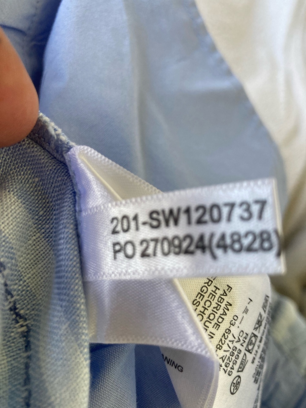Tommy Bahama Striped Blue & White Wide-Leg High Waist Linen Summer Pants - Picture 8 of 10